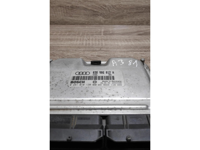 Блок управления двигателем Блок управления 038906012a, 0281010120 Audi A3 S3 8L