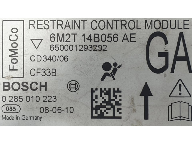 Блок подушек безопасности 0285010223, 6M2T14B056AE Ford Galaxy