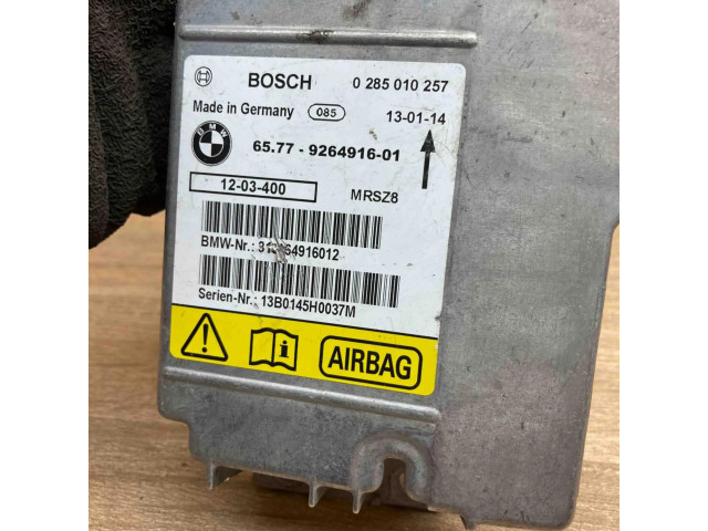 Turbodmychadlo Блок управления надувных подушек 9264916, 0285010257 BMW 1 E81 E87