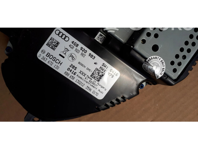 Панель приборов 4G8920982K Audi A7 S7 4G