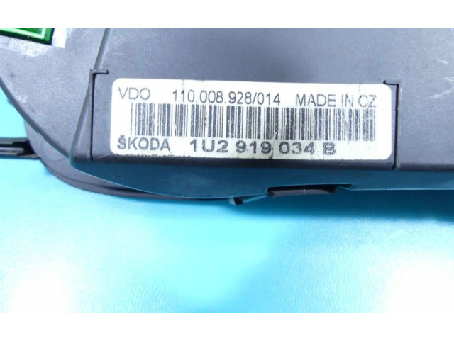 Спидометр (приборный щиток) 1U2919034B, IMPRK1305338 Skoda Octavia Mk1 (1U)