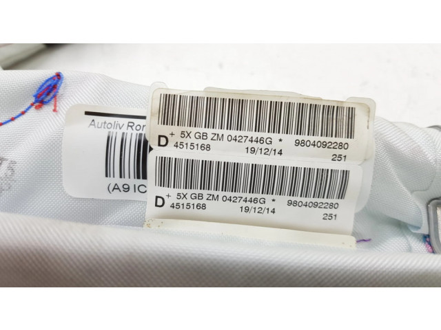 Боковая подушка безопасности 9804092280 Peugeot 2008 I