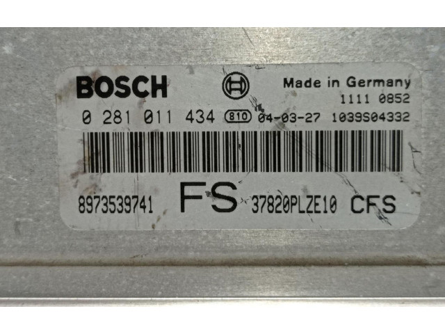 Řídící jednotka 0281011434 Honda Civic