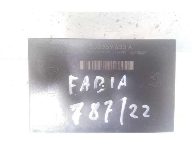 Блок комфорта 5j0959433a, 5J0959433A Skoda Fabia Mk2 (5J)