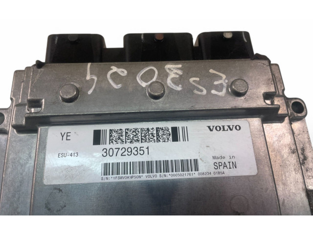 Блок управления двигателем Блок управления 30729351   Volvo S80