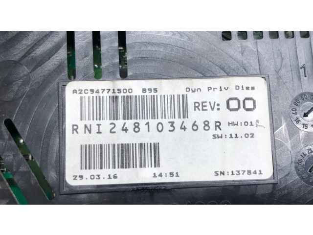 Панель приборов 248103468R   Renault Megane III       