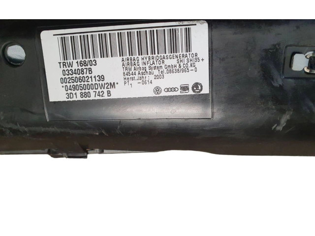 Боковая подушка безопасности 3D1880742B Volkswagen Phaeton