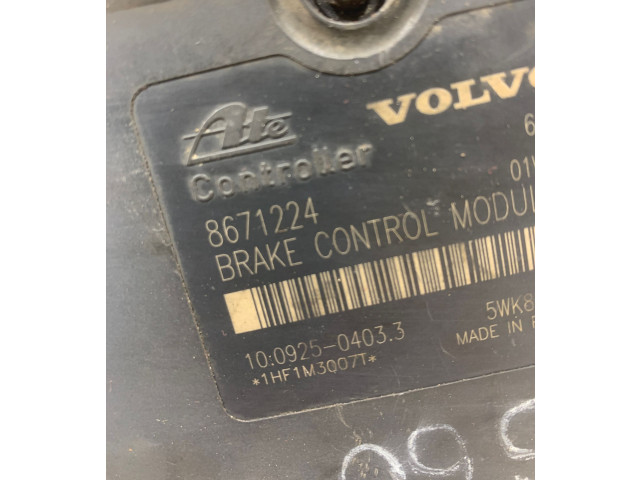 Блок АБС 8671224, 10092504033 Volvo S60 2005 - 2010 года