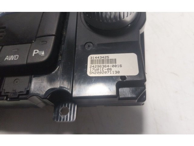 Блок управления климат-контролем 31443427, 31443425 Volvo V60