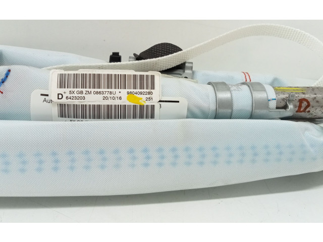 Подушка безопасности пассажира 9804092280   Peugeot 2008 I