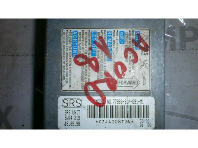 Блок подушек безопасности 77960S1AG91M1, 5WK4219 Honda Accord