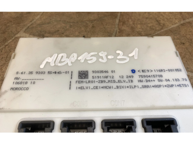 Блок комфорта 9303546 BMW 1 F20 F21