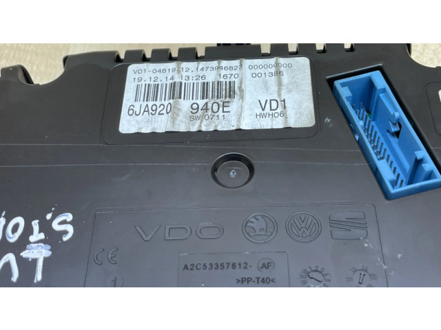 Панель приборов 6JA920940E, A2C89882400 Seat Toledo IV (NH)