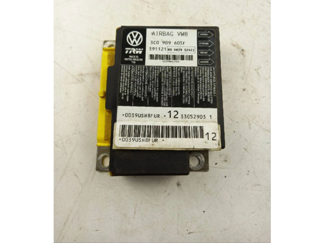 Блок подушек безопасности 3C0909605F, 391121   Volkswagen PASSAT B6