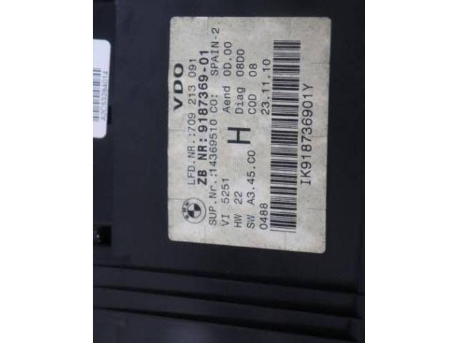 Přístrojová deska BMW X1 E84 2012 9187369, 709213091