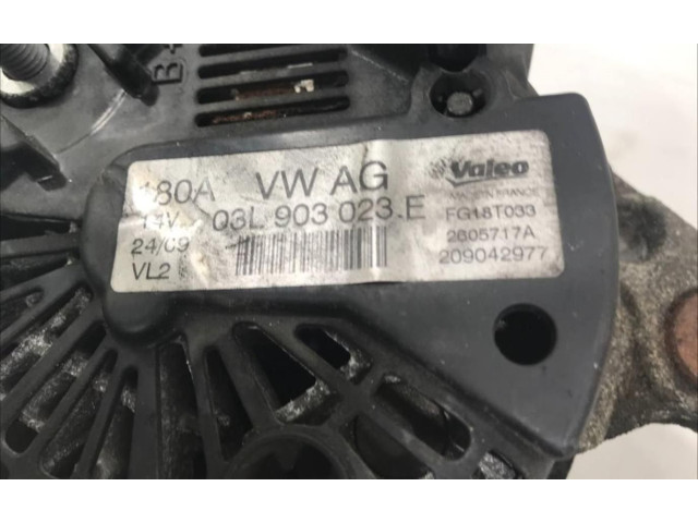 Генератор 03L903023E Volkswagen PASSAT