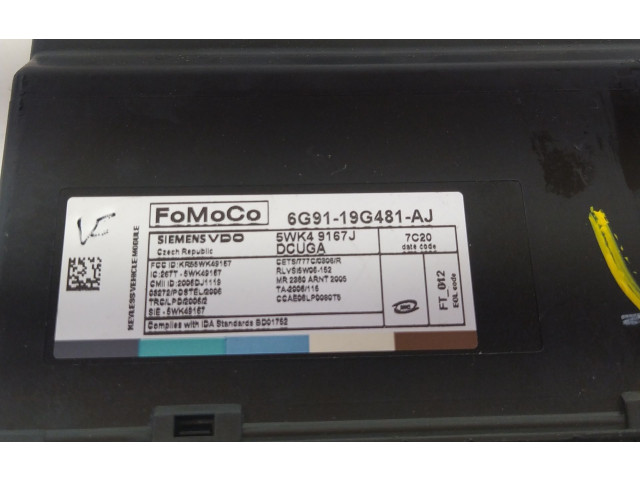 Блок управления 6G9119G481AJ Jaguar XK - XKR