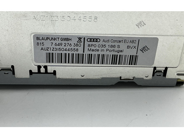 Турбина Радио/ проигрыватель CD/DVD / навигация Audi A3 S3 8P  8P035186S, 8P035186S         