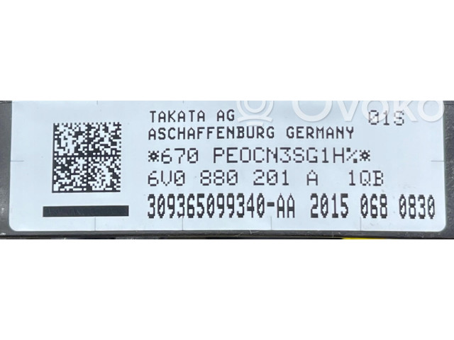 Подушка безопасности водителя 5E0880201A Skoda Fabia Mk1 (6Y)