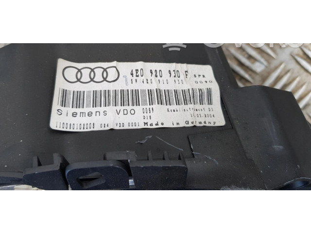 Přístrojová deska Audi A8 S8 D3 4E 2006 asd21q99190