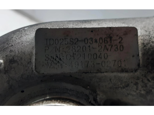  Турбина KIA Ceed  282012A701, 282012A701   для двигателя D4FB      