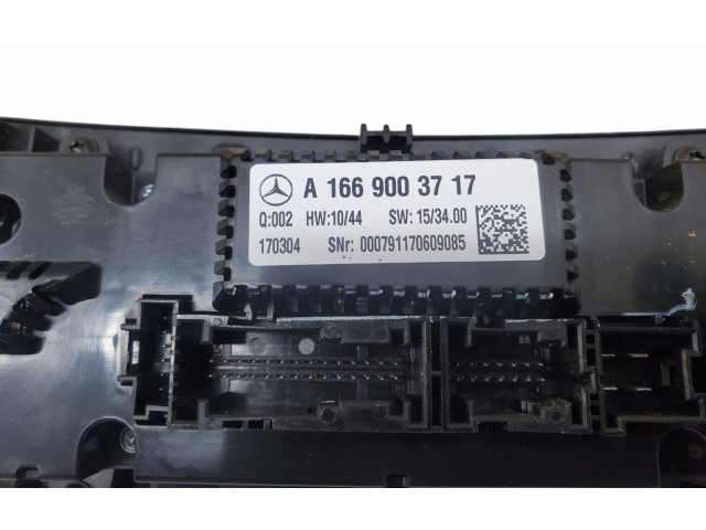 Steuergerät Klimaanlage A1669003717   Mercedes-Benz GL X166