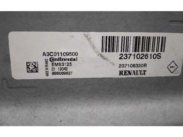 Блок управления двигателя 237102610S, 237106320R Dacia Lodgy