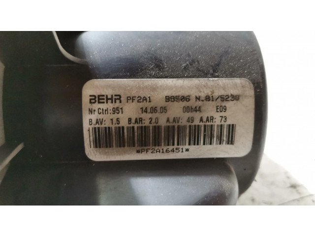 Вентилятор печки B9506, PF2A16451 Citroen C4 I