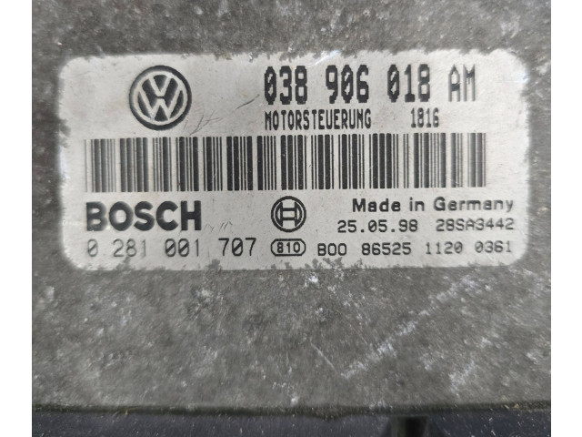 Блок управления двигателя 038906018AM, 28SA3442 Skoda Octavia Mk1 (1U)