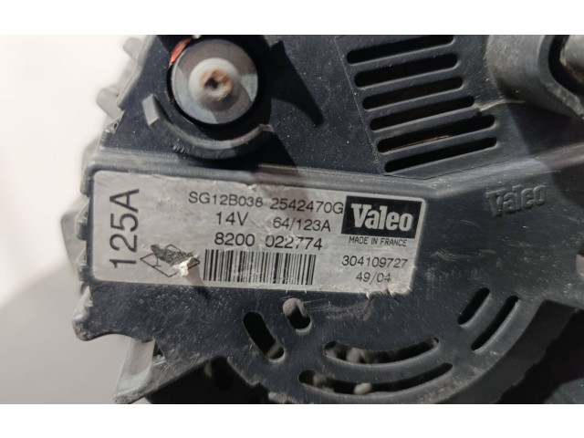Генератор 8200022774, 304109727 Renault Clio II