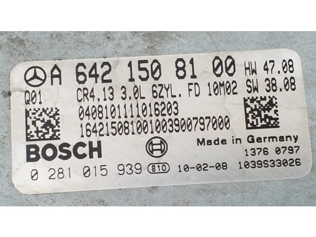 Řídící jednotka A6421508100 Mercedes-Benz R W251 2009