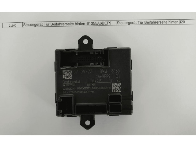 Блок управления двигателем Блок управления 61355B3F144, 5A4DE16   BMW iX3 G08