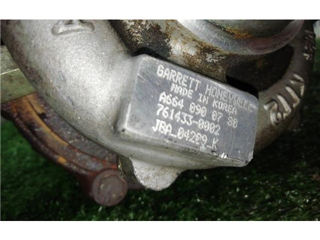 Турбина SsangYong Kyron 7614330002, A6640900780 для двигателя D20DT