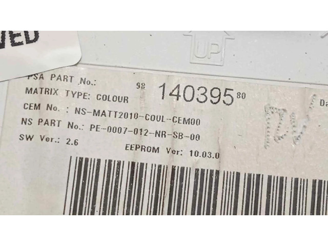 Панель приборов 9814039580, 9822703680 Peugeot 2008 I