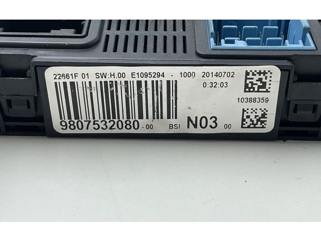 Блок комфорта 9807532080, 9807532080   Peugeot 2008 I   