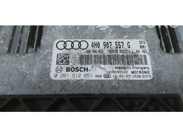 Блок управления двигателя 4H0907557G Audi A8 S8 D4 4H