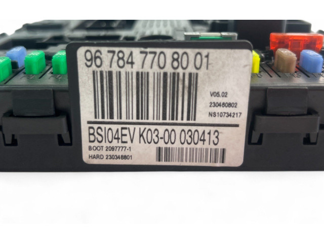   Pojistková skříňka 9678477080   Citroen Berlingo 2012