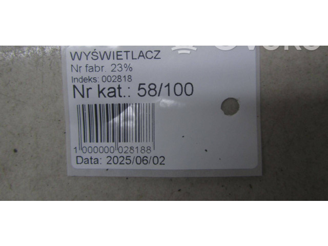 Дисплей 9828476980 Citroen C3 Aircross