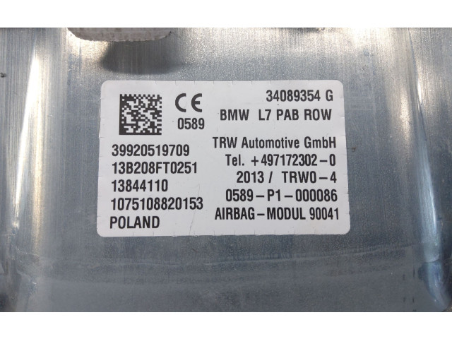 Подушка безопасности пассажира 9205197, 34089354   BMW 3 F30 F35 F31