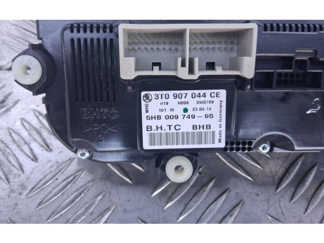 Блок управления климат-контролем 3T0907044CE, 5HB00974995   Skoda Superb B6 (3T)