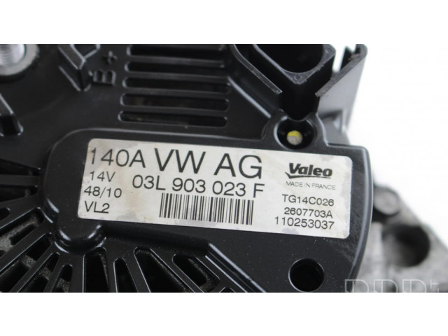 Генератор 03L903023F   Volkswagen PASSAT B7 2.0     
