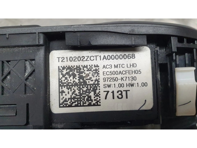 Блок управления климат-контролем 97250K7130, EC500ACFEH05 Hyundai i10
