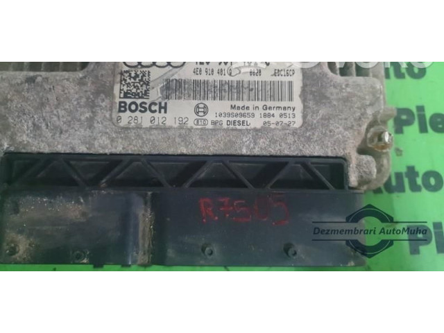 Řídící jednotka 0281012192, 4E0907401C   Audi A8 S8 D3 4E 2003