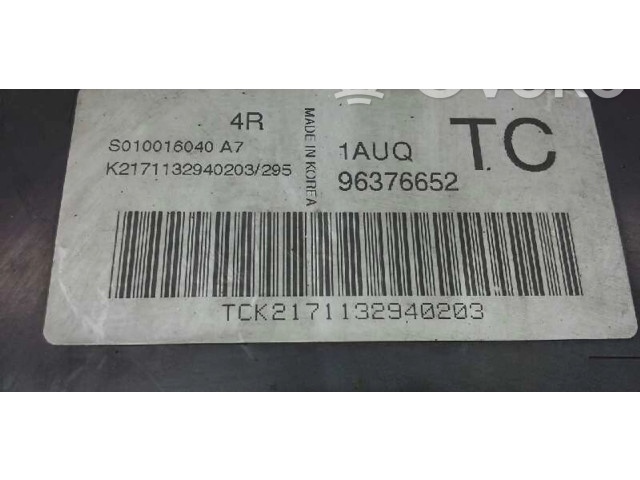 Блок управления двигателя 96376652, 108 Daewoo Kalos