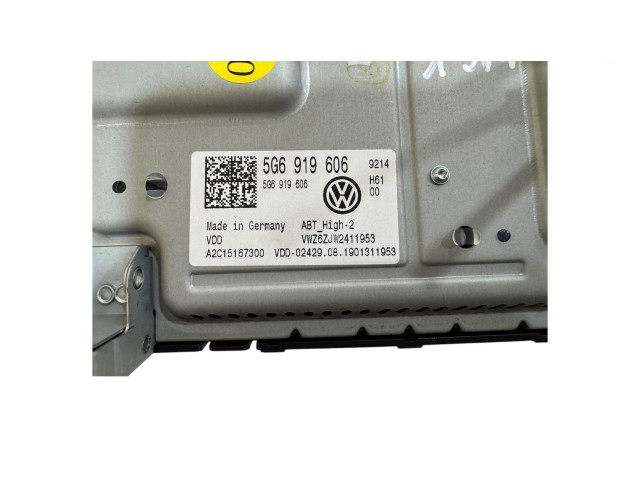 Дисплей 5G6919606, A2C15167300 Volkswagen e-Golf