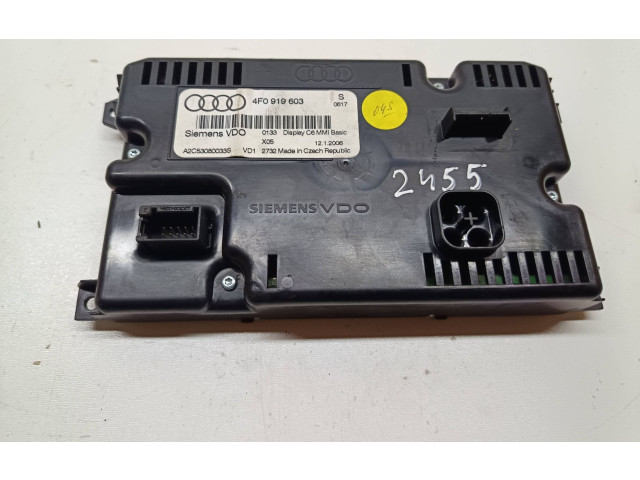 Дисплей    4F0919603, 1212006   Audi A6 S6 C6 4F