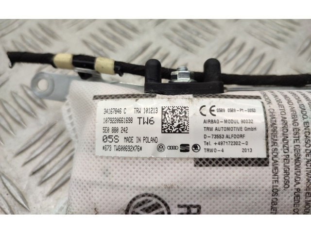Подушка безопасности в сиденье 5E0880242   Skoda Octavia Mk3 (5E)