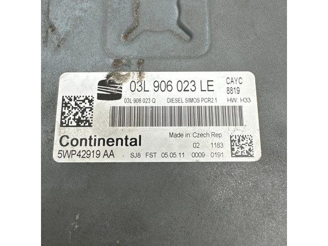 Řídící jednotka 03L906023LE, 03L906023Q Seat Ibiza IV (6J,6P) 2011