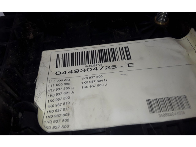   Pojistková skříňka 1K0937806, 1K0937804B   Volkswagen Touran  2007