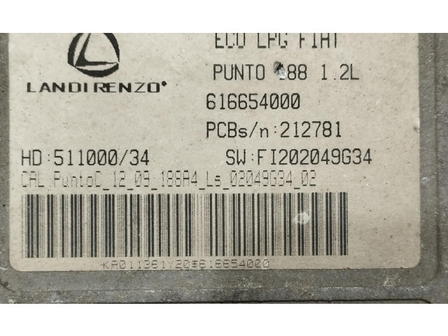 Дисплей 616654000, 616654000 Fiat Punto (188)